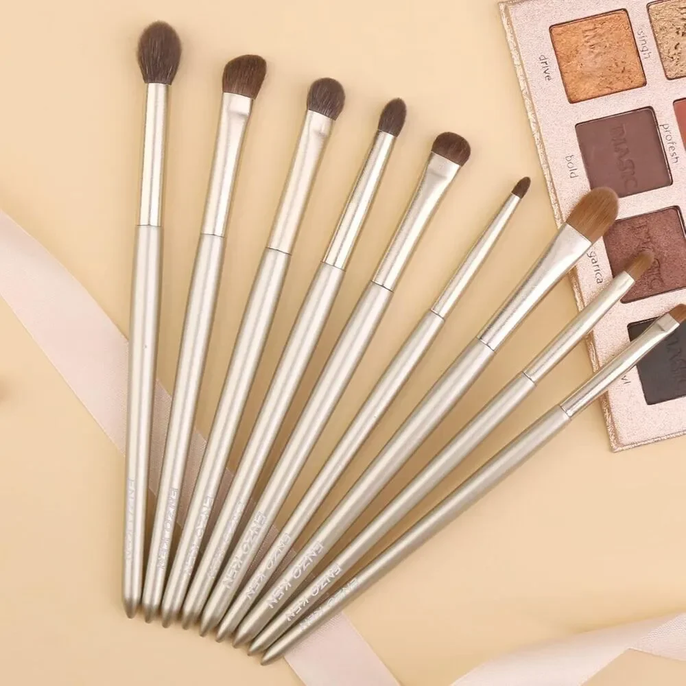 Enzo E200 Natural Goat Hair Eye Shadow Professional Eye Makeup Brushes Set,